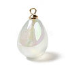 8Pcs UV Plating Acrylic Pendants FIND-YW0002-04F-2