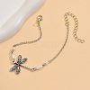 Dragonfly Alloy Link Chain Anklets for Women FS-WG88D05-01-4
