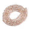 Electroplate Glass Beads Strands EGLA-A044-T1mm-B20-3