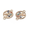 Alloy Enamel Connector Charms FIND-H039-19RG-A-2