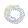 Transparent Glass Bead Strands GLAA-H023-03D-3