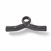 304 Stainless Steel Toggle Clasps Parts Ion Plating(IP) STAS-K209-02B-1