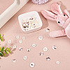 45Pcs 3 Styles 4-Holes Shell Buttons BUTT-TA0001-28-6