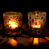 2Pcs 2 Styles Glass Crystal Cup AJEW-GA0007-39-7
