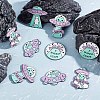20Pcs 5 Style Opaque Acrylic Pendants SACR-SC0001-06-4