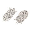 Long-Lasting Plated Brass Filigree Pendants KK-K336-29P-2