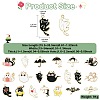 40Pcs 20 Styles Halloween Theme Zinc Alloy Enamel Pendants ENAM-CJ0006-67-2