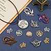 22Pcs 11 Style Laser Cut Pendants DIY-SZ0008-34-3