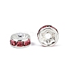 Brass Grade A Rhinestone Spacer Beads RB-A014-Z6mm-23S-4
