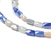 Electroplate Glass Beads Strands X-EGLA-P065-02A-05-3