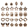 28Pcs 14 Styles Alloy Enamel Pendants FIND-TA0002-71-2