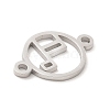 Non-Tarnish 304 Stainless Steel Connector Charms STAS-A068-01A-P-3