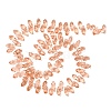 Crystal Glass Beads Strands X-GLAA-D033-38-4