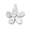 304 Stainless Steel Pendants STAS-S163-08B-P-1