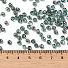 Transparent Inside Colours Glass Seed Beads SEED-H002-A-C222-4