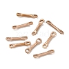 Ion Plating(IP) 304 Stainless Steel Connector Charms STAS-Q323-04A-RG-1