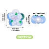 10Pcs Handmade Lampwork Beads LAMP-TADJ0001-01F-4