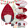 Christmas Non-woven Fabric Gnome Calendar Pendant Decorations HJEW-WH0042-82A-5