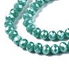 Electroplate Glass Beads Strands EGLA-A034-P4mm-A03-3