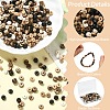 5 Strands 5 Styles Coconut Beads Strands COCB-YW0001-02-5