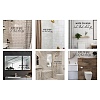 PVC Quotes Wall Sticker DIY-WH0200-049-5