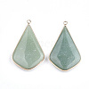 Natural Green Aventurine Big Pendants G-S344-28B-2