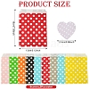 45Pcs 9 Colors Kraft Paper Bags CARB-FS0001-01-5