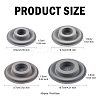 4Pcs 4 Styles PE and Flocking Bead Design Boards ODIS-FS0001-01E-4