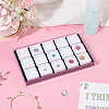 15Pcs Mini Square Acrylic Glass Window Boxes Sets CON-WH0088-43B-5