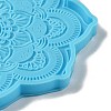 DIY Mandala Flower Shape Coaster Food Grade Silicone Molds DIY-G083-06B-3