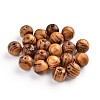 Round Natural Wood Beads X-WOOD-Q009-10mm-LF-1