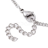 Tarnish Resistant 304 Stainless Steel Macrame Pouch Empty Stone Holder for Pendant Necklaces Making NJEW-JN04416-4