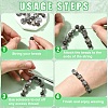 20Pcs 2 Styles Natural Fluorescent Syenite Rock(Glow under UV Light) Beads G-YW0002-81-5