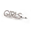 Alloy Rhinestone Hair Bobby Pins PHAR-WH0005-A12-1