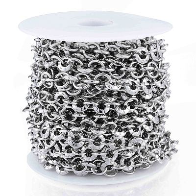 Alloy Ring Link Chains LCHA-N01-08-1