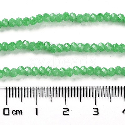 Baking Paint Imitation Jade Glass Bead Strands DGLA-A034-J2MM-A10-1