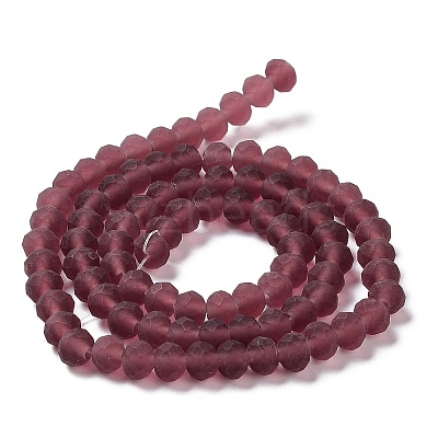 Transparent Glass Beads Strands EGLA-A034-T6mm-MD13-1