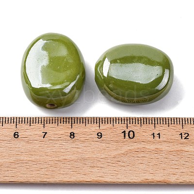 Handmade Polymer Clay Beads PORC-K005-01-1