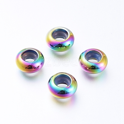 202 Stainless Steel Beads STAS-F148-9mm-07M-1