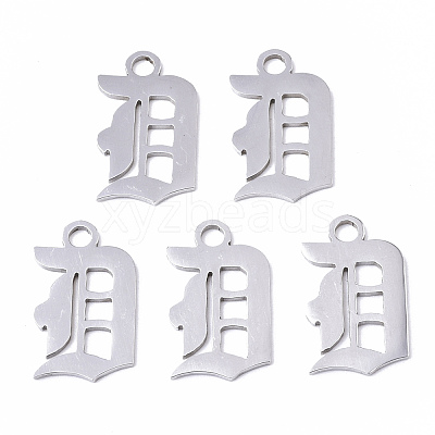 Tarnish Resistant 201 Stainless Steel Pendants STAS-N091-40D-1