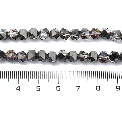 Electroplate Glass Beads X-EGLA-L018-B-AB01-1
