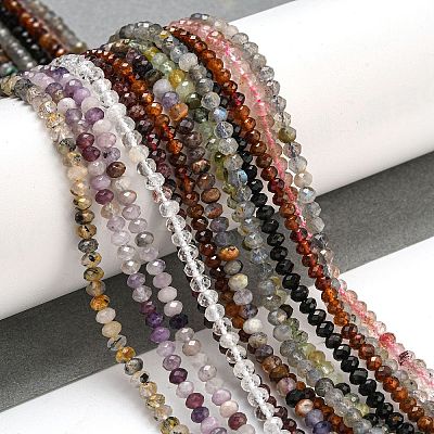 Natural Mixed Gemstone Beads Strands G-A097-C05-07-1