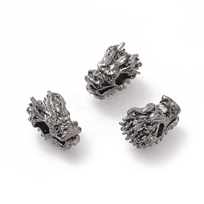 Tibetan Style Alloy Beads PALLOY-F257-03B-1