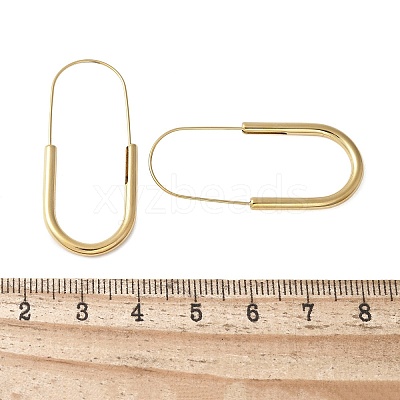 304 Stainless Steel Hoop Earrings For Women EJEW-Z090-01G-1