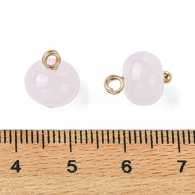 Alloy Glass Pendants GLAA-P080-03G-05-1