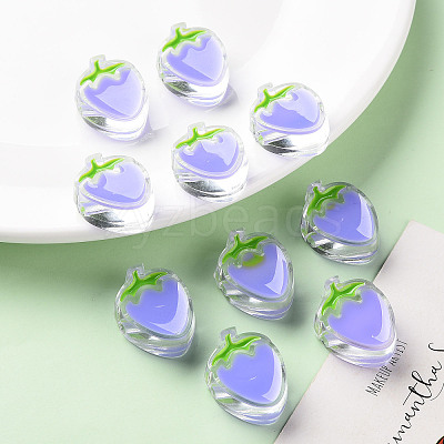 Transparent Enamel Acrylic Beads LS-TACR-S155-003J-1
