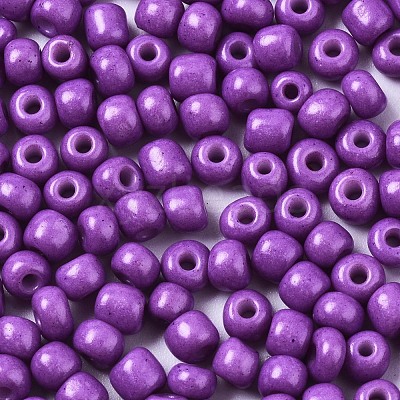 6/0 Glass Seed Beads SEED-S058-A-F454-1