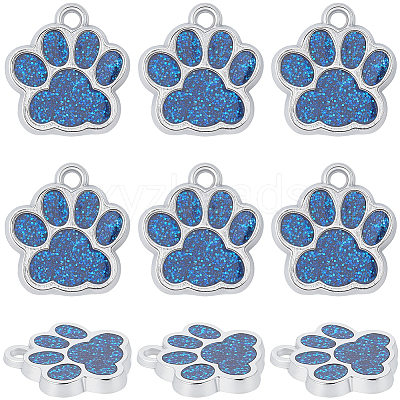 16Pcs Alloy Enamel Charms ENAM-SC0007-01-1