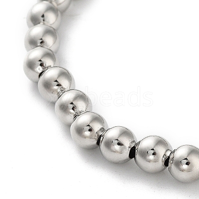 Brass Beaded Necklaces NJEW-L170-08C-P-1