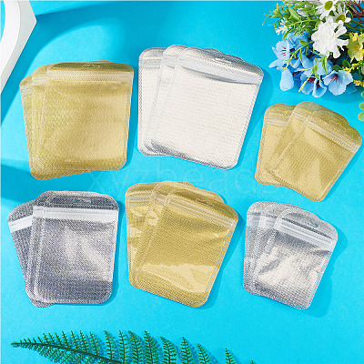 60Pcs 6 Styles Translucent Plastic Resealable Packaging Bags OPP-TADJ0001-02-1